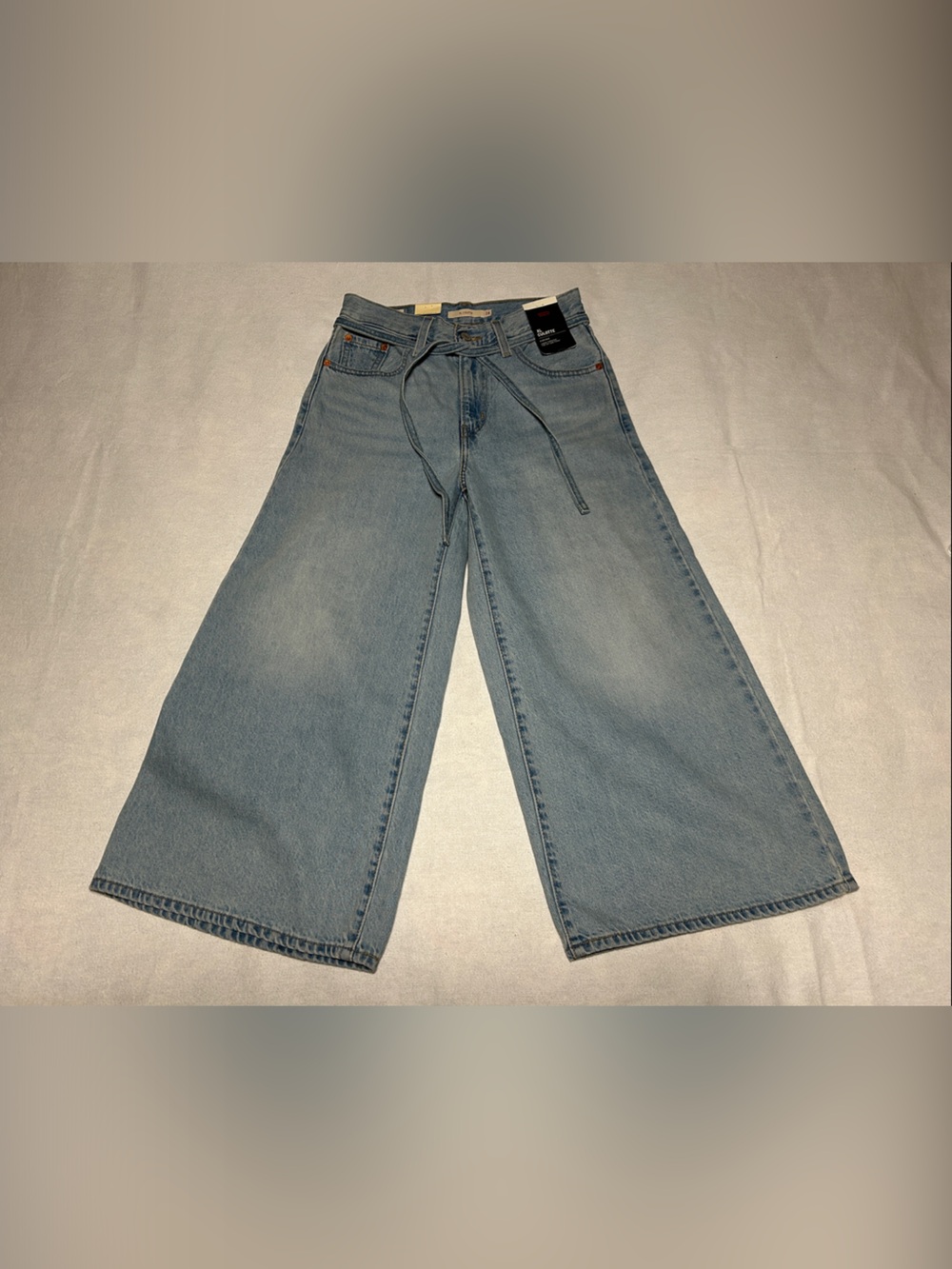Levi's Women's Wide Leg Jeans in Light Blue Denim